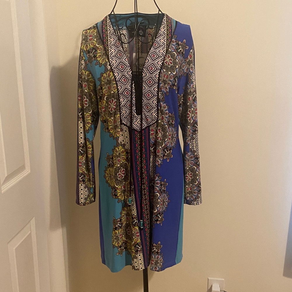 Analili Multicolor Patterned Dress